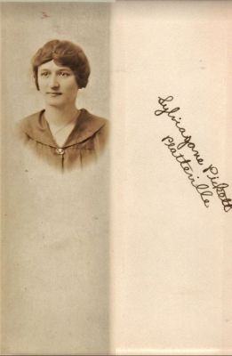 Sylvia Jane Pickett

This Photo States: "Sylvia Jane Pickett", Platteville, Colorado.
