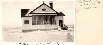 Click to view full size image
==============
Fairview School, 1922
The front of this photo states: "Fairview, '22'.
The back of the photo states: "school in dist. 113, Adrian."
Fairview School, 1922
The front of this photo states: "Fairview, '22'.
The back of the photo states: "school in dist. 113, Adrian."