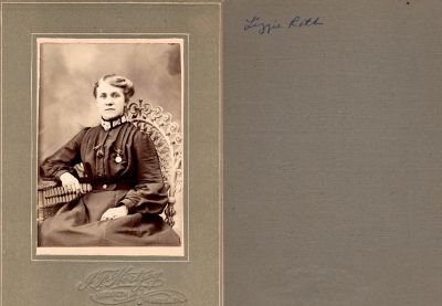 Click to view full size image
==============
Lizzie Roth
This photo mounted on board states: "Lizzie Roth"
The Photographers name is "Hertzog", Nazareth & Pen Argyl, Pennsylvania.
NOTE: Nazareth & Pen Argyl are Boroughs in North Northampton County in Pennsylvania
Lizzie Roth
This photo mounted on board states: "Lizzie Roth"
The Photographers name is "Hertzog", Nazareth & Pen Argyl, Pennsylvania.
NOTE: Nazareth & Pen Argyl are Boroughs in North Northampton County in Pennsylvania