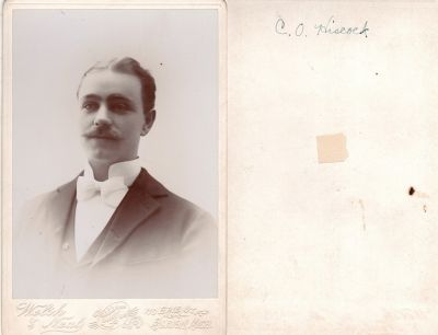 Click to view full size image
==============
Charles Orrin Hiscock
This was Donated by Cheryl Webber/ The Terry Girls Genealogy.
This Cabinet Card Photo States: "C. O. Hiscock"
The Photographers name is "Welsh & Neal", Albion, Michigan
Charles Orrin Hiscock
This was Donated by Cheryl Webber/ The Terry Girls Genealogy.
This Cabinet Card Photo States: "C. O. Hiscock"
The Photographers name is "Welsh & Neal", Albion, Michigan