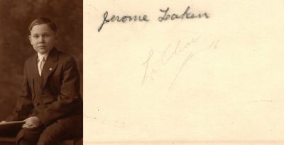 Click to view full size image
==============
Jerome H. Laken
This Photo States: "Jerome Laken"
The Photographers name is "Le Clear", '16"
Jerome H. Laken
This Photo States: "Jerome Laken"
The Photographers name is "Le Clear", '16"