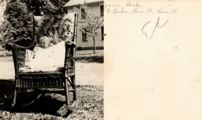 Joanne Boeke

This Photo States: "Joanne Boeke, B. Boeke's, Lena Str., Lena, Illinois"
