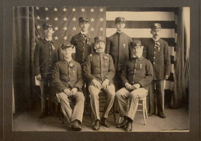 Click to view full size image
==============
Sons of Veterans Of The Civil War (SUVCW)
THIS HAS BEEN DONATED TO THE NEW ENGLAND CIVIL WAR MUSEUM & RESEARCH CENTER.
This has been ID'D as the Sons of Veterans (of the Civil War) organization...later called Sons of Union Veterans. This was taken 1912 or later.
The photo mounted on board was taken in New Britain, Connecticut, USA
Sons of Veterans Of The Civil War (SUVCW)
THIS HAS BEEN DONATED TO THE NEW ENGLAND CIVIL WAR MUSEUM & RESEARCH CENTER.
This has been ID'D as the Sons of Veterans (of the Civil War) organization...later called Sons of Union Veterans. This was taken 1912 or later.
The photo mounted on board was taken in New Britain, Connecticut, USA