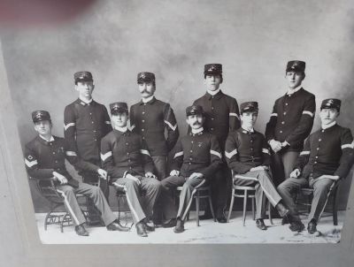 Click to view full size image
==============
Sioux City Boys, 52nd Iowa Regiment of Infantry Volunteers
THIS HAS BEEN RETURNED TO FAMILY
This was Donated by Cheryl Webber/The Terry Girls Genealogy.
This is a very large photo mounted on board of the Sioux City Boys, 52nd Iowa Regiment of Infantry Volunteers.
Charles Henry Coleman is the first soldier on the left in the front row.
Sioux City Boys, 52nd Iowa Regiment of Infantry Volunteers
THIS HAS BEEN RETURNED TO FAMILY
This was Donated by Cheryl Webber/The Terry Girls Genealogy.
This is a very large photo mounted on board of the Sioux City Boys, 52nd Iowa Regiment of Infantry Volunteers.
Charles Henry Coleman is the first soldier on the left in the front row.