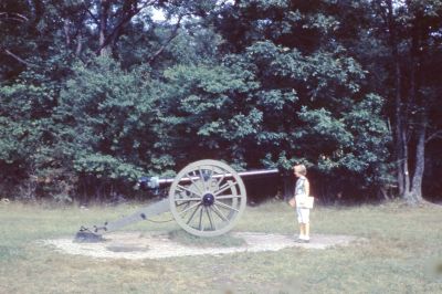 Click to view full size image
==============
Dana Rinehart
THIS HAS BEEN RETURNED TO FAMILY
This 35MM Slide States: "Dana & cannon", Gettysburg, Pennsylvania, Summer 1961.
Dana Rinehart
THIS HAS BEEN RETURNED TO FAMILY
This 35MM Slide States: "Dana & cannon", Gettysburg, Pennsylvania, Summer 1961.