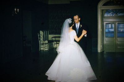Bill & Ann Wilckens Wedding

THIS HAS BEEN RETURNED TO FAMILY

This 35MM Slide States: "Bill & Ann Dancing, Wedding Reception, Maplewood Club, 4th April, 1961."

